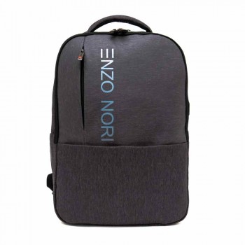 Раница за лаптоп ENZO NORI модел SEAL полиестер сив