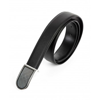 Колан ENZO NORI модел LIONE естествена кожа черен 