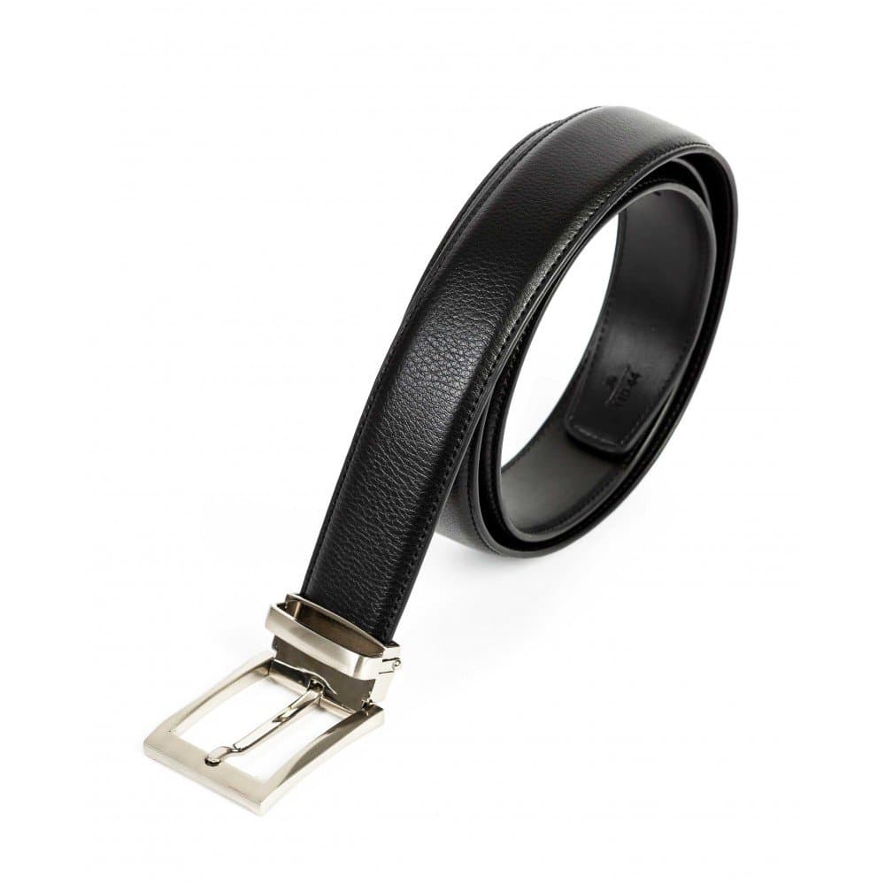 Колан ENZO NORI модел ARO естествена кожа черен