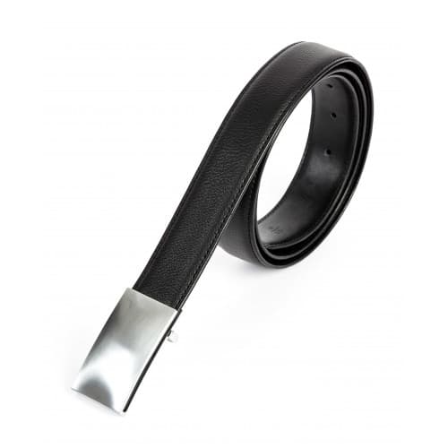 Колан ENZO NORI модел DOMINIC естествена кожа черен