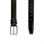 Мъжки колан ENZO NORI модел LONG естествена кожа черен