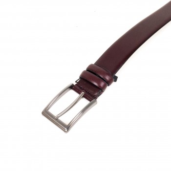 Колан ENZO NORI модел CREO естествена кожа бордо