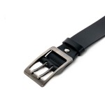 Колан ENZO NORI модел FAZIO естествена кожа черен