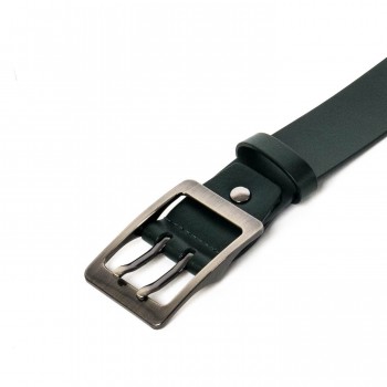 Колан ENZO NORI модел FAZIO естествена кожа зелен