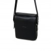 Мъжка чанта през рамо ENZO NORI модел PABLO естествена кожа черен