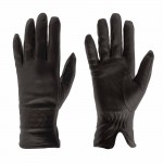 Дамски ръкавици PAULA VENTI модел ALY естествена кожа черен