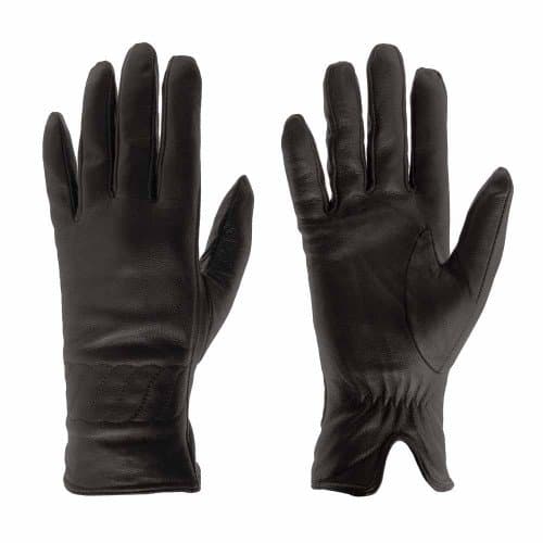 Дамски ръкавици PAULA VENTI модел ALY естествена кожа черен