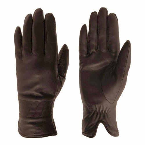 Дамски ръкавици PAULA VENTI модел ALY естествена кожа кафяв