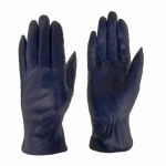 Дамски ръкавици PAULA VENTI модел BEL естествена кожа син