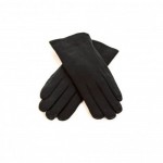 Дамски ръкавици Paula Venti модел ELLI естествена кожа черен