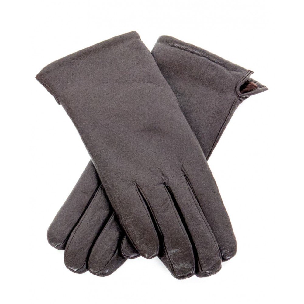 Дамски ръкавици Paula Venti модел ASAN естествена кожа кафяв