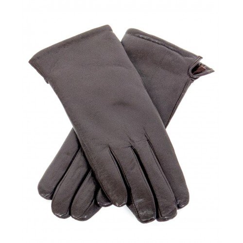 Дамски ръкавици Paula Venti модел ASAN естествена кожа кафяв