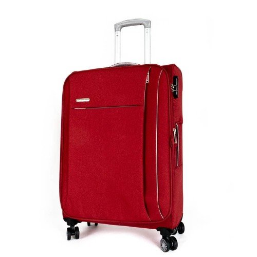 Комплект куфари ENZO NORI модел SOFT текстил червен