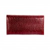 Дамско портмоне ENZO NORI модел CLASSIQUE естествена кожа бордо кроко