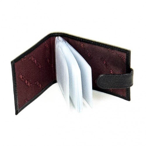 Визитник ENZO NORI модел BOLERO естествена кожа бордо