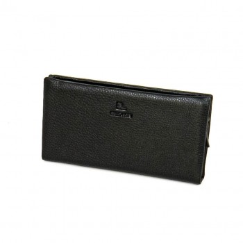 Мъжки портфейл ENZO NORI модел TEO естествена кожа черен