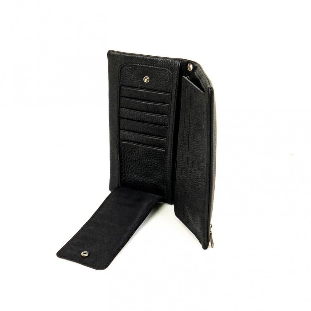 Мъжки портфейл ENZO NORI модел CAPA естествена кожа черен