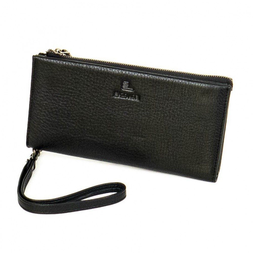 Мъжки портфейл ENZO NORI модел DINO естествена кожа черен