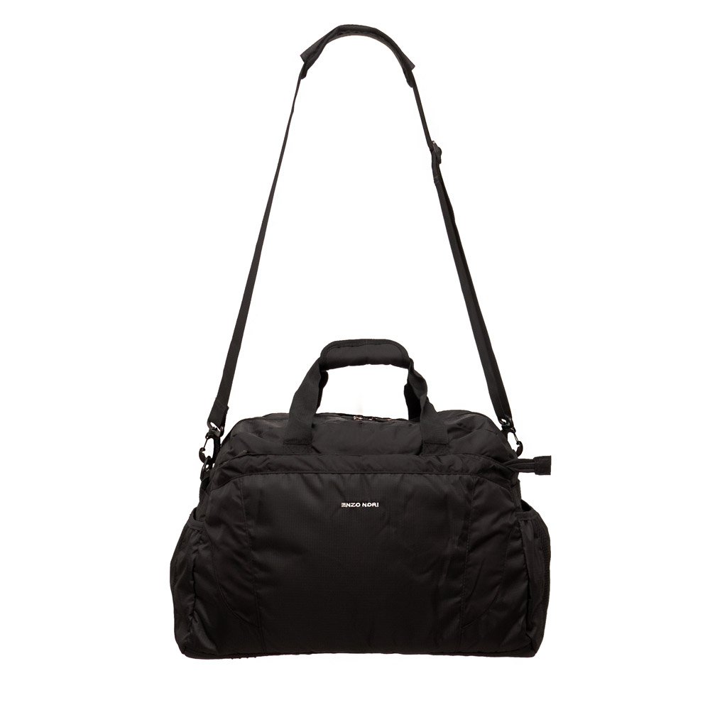 Сак ENZO NORI модел SEVEN-L текстил черен
