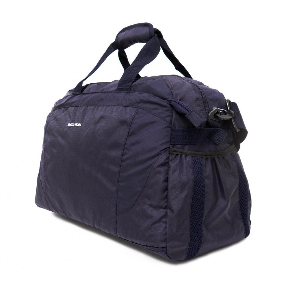 Сак ENZO NORI модел SEVEN-L текстил син