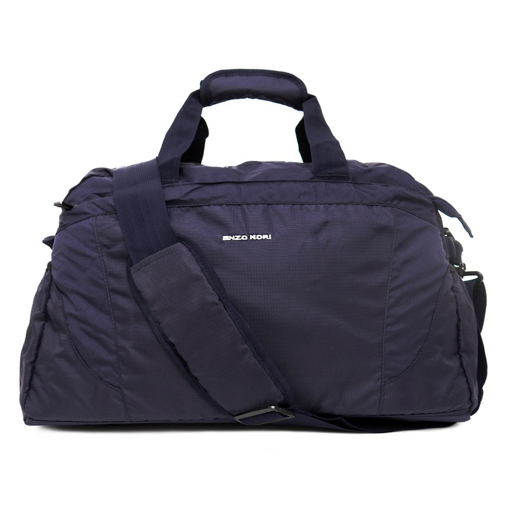 Сак ENZO NORI модел SEVEN-L текстил син